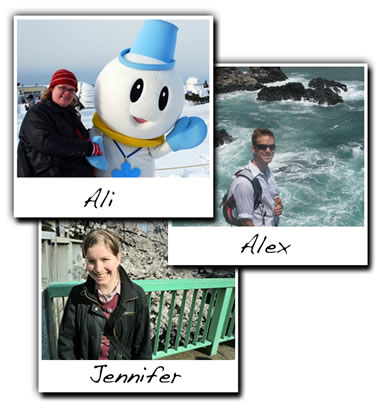 Job Search Advisors: Ali, Alex and Jennifer